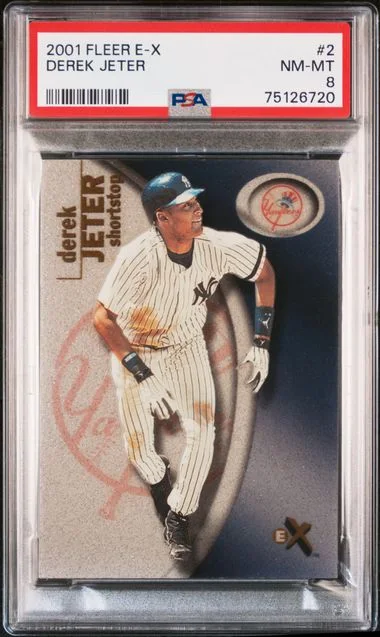2001 Fleer E-X Derek Jeter #2 card image