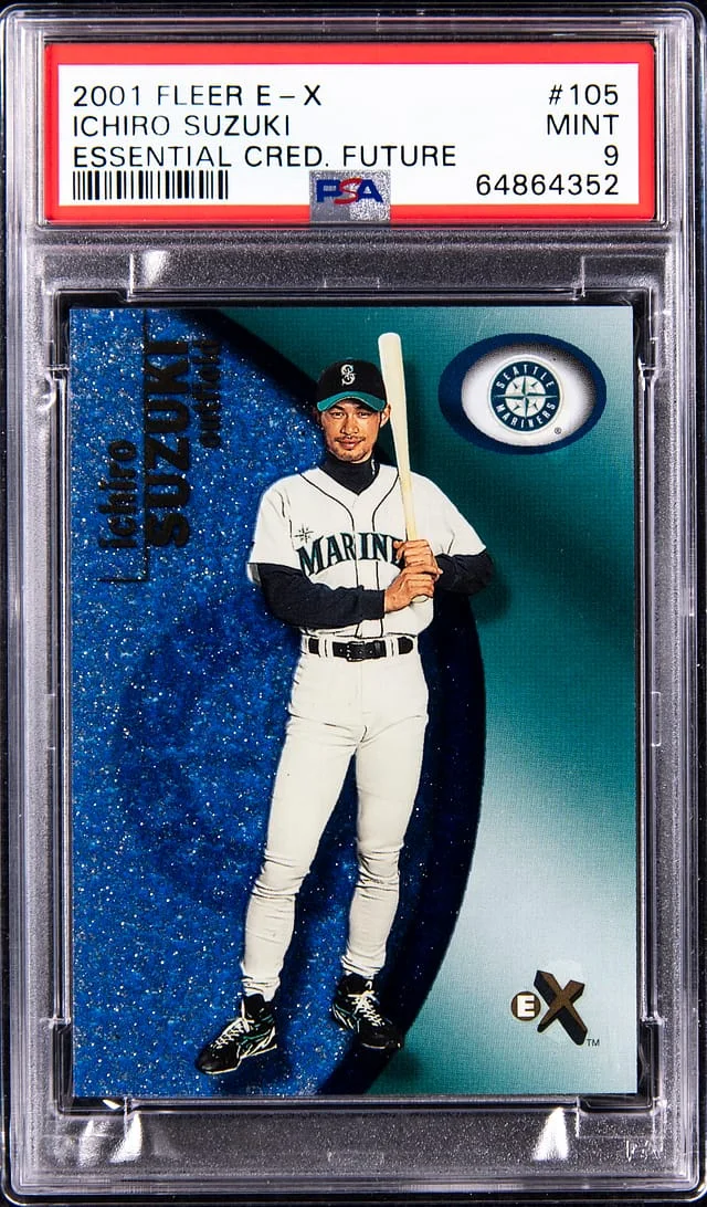 2001 Fleer E-X Ichiro Suzuki Essential Credentials Future #105 card image