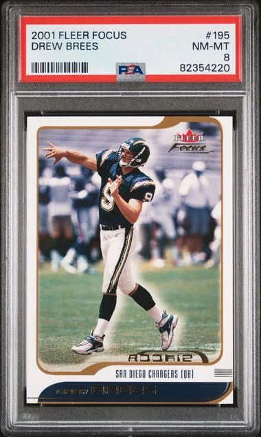 2001 Fleer Focus Drew Brees (Je) #195 card image