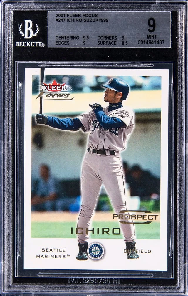 2001 Fleer Focus Ichiro Suzuki #247 card image