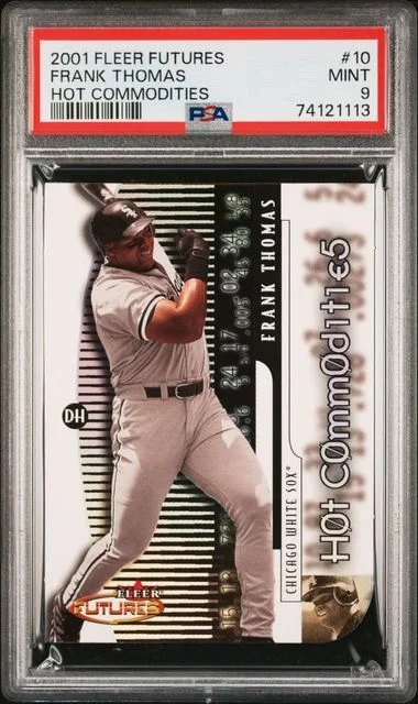 2001 Fleer Frank Thomas Futures Hot Commodities #10 card image
