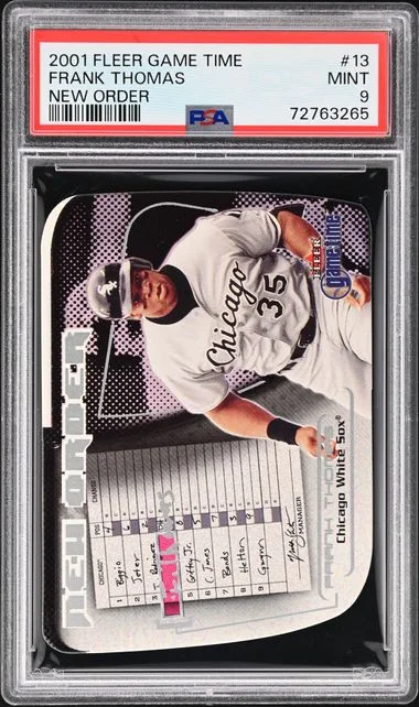 2001 Fleer Frank Thomas Game Time New Order #13 card image