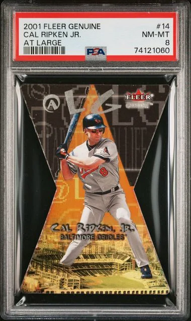 2001 Fleer Genuine Cal Ripken Jr. At Large #14 card image