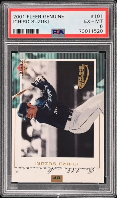 2001 Fleer Genuine Ichiro Suzuki #101 card image