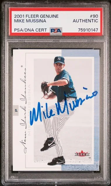 2001 Fleer Genuine Mike Mussina #90 card image