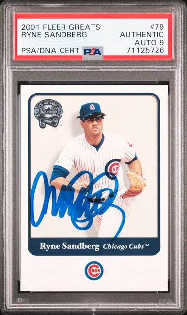 2001 Fleer Greats Ryne Sandberg #79 card image