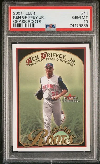 2001 Fleer Ken Griffey Jr. Grass Roots #14 card image