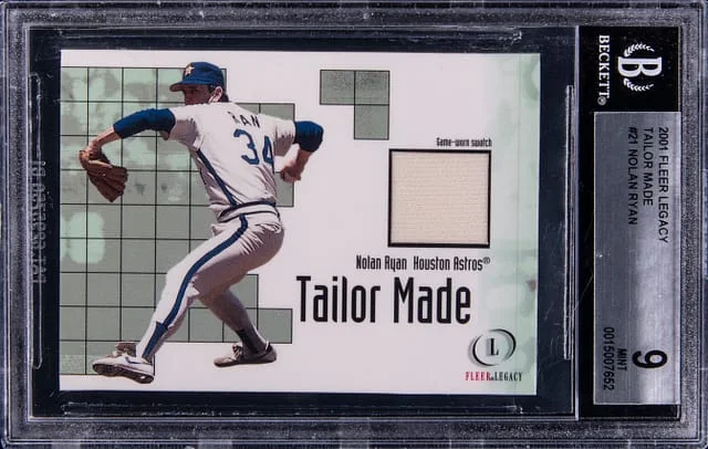 2001 Fleer Nolan Ryan Legacy Tailor Made #21 card image