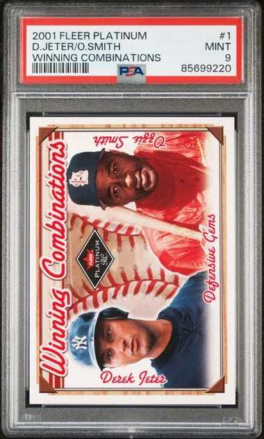 2001 Fleer Platinum D.Jeter/O.Smith Winning Combinations #1 card image