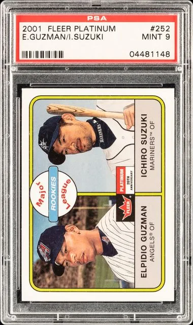 2001 Fleer Platinum E.Guzman/I.Suzuki #252 card image