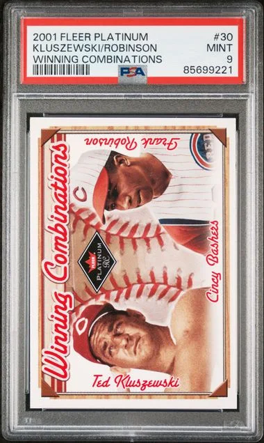 2001 Fleer Platinum Frank Robinson/Ted Kluszewski Winning Combinations #30 card image
