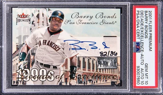 2001 Fleer Premium Decade of Excellence #no-number card image