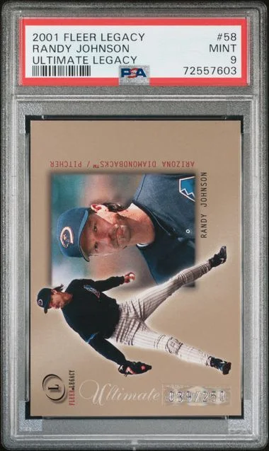 2001 Fleer Randy Johnson Legacy Ultimate Legacy #58 card image