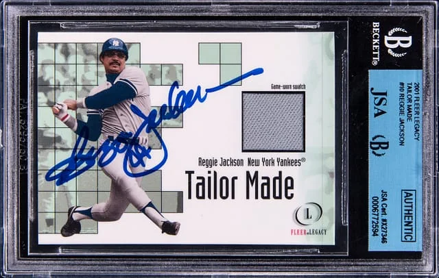 2001 Fleer Reggie Jackson Legacy Tailor Made #10 card image