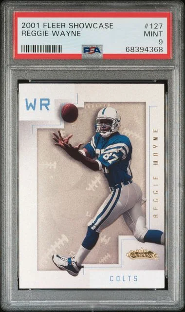 2001 Fleer Showcase Reggie Wayne #127 card image