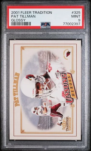 2001 Fleer Tradition Pat Tillman Glossy #325 card image
