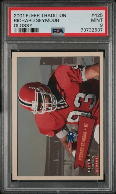 2001 Fleer Tradition Richard Seymour Glossy #425 card image