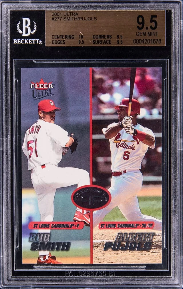 2001 Fleer Ultra Albert Pujols/Bud Smith Prospects #277 card image