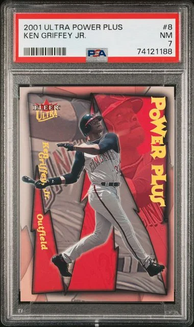2001 Fleer Ultra Ken Griffey Jr. Power Plus #8 card image