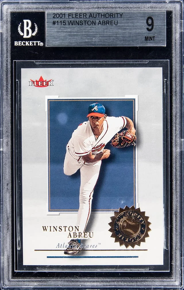 2001 Fleer Winston Abreu Authority #115 card image