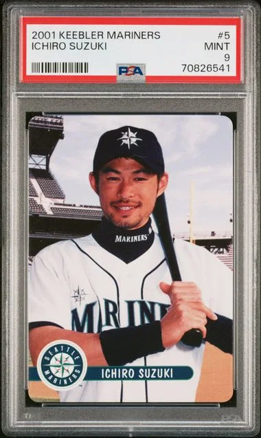 2001 Keebler Mariners Ichiro Suzuki #5 card image