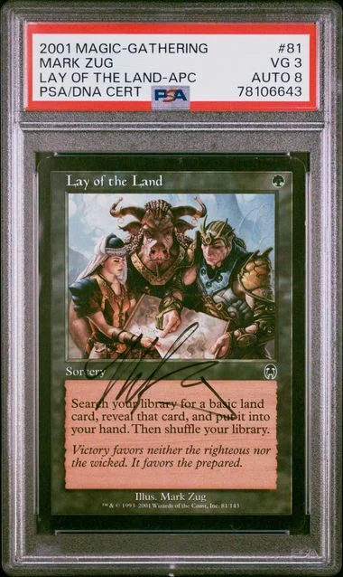 2001 Magic The Gathering Apocalypse Lay Of The Land #81 card image