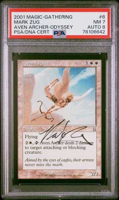 2001 Magic The Gathering Odyssey Aven Archer #6 card image