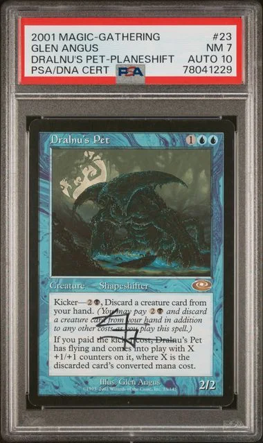 2001 Magic The Gathering Planeshift Dralnu's Pet #23 card image