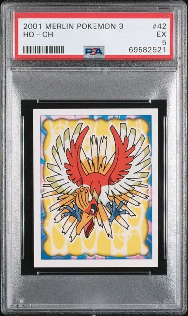2001 Merlin Pokemon 3 Ho-Oh #42 card image