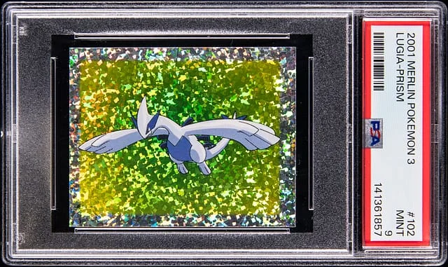 2001 Merlin Pokemon 3 Prism Lugia #102 card image