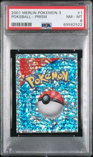 2001 Merlin Pokemon 3 Prism Pokeball #1 card image