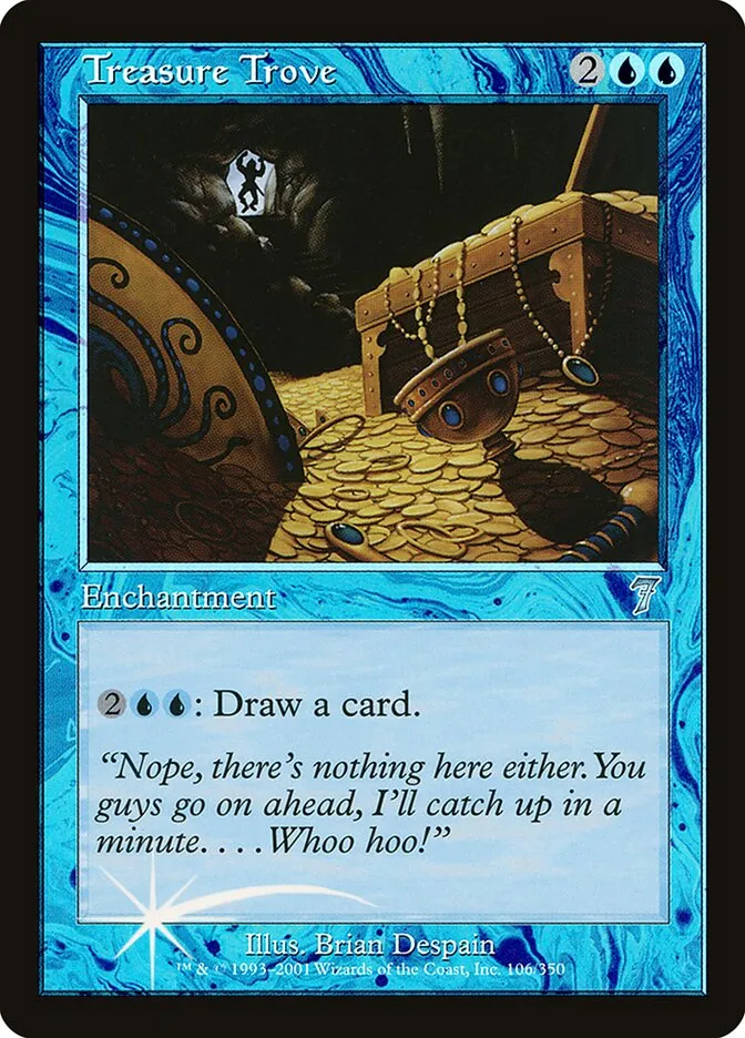 2001 Seventh Edition Treasure Trove #106★ uncommon card image