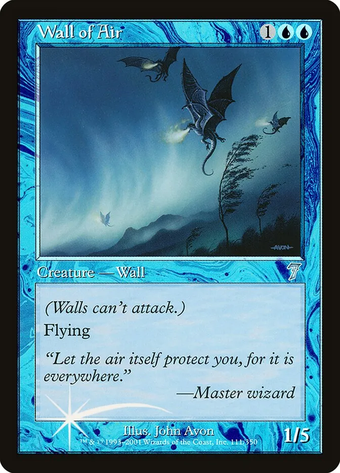 2001 Seventh Edition Wall of Air #111★ uncommon card image