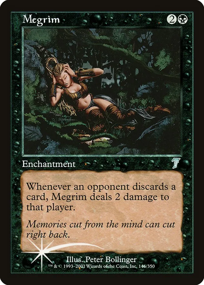 2001 Seventh Edition Megrim #146★ uncommon card image