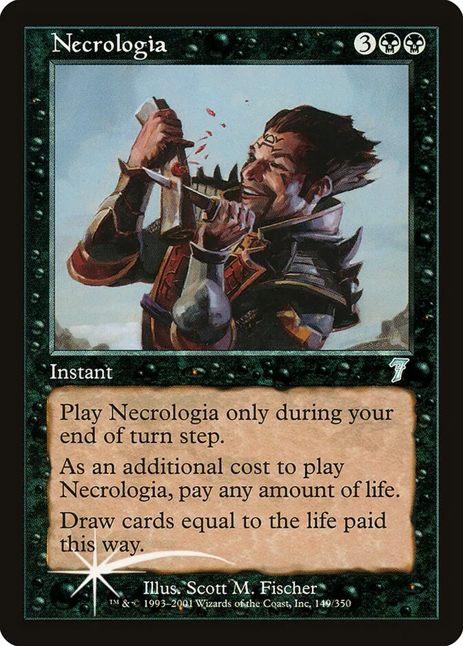 2001 Seventh Edition Necrologia #149★ uncommon card image