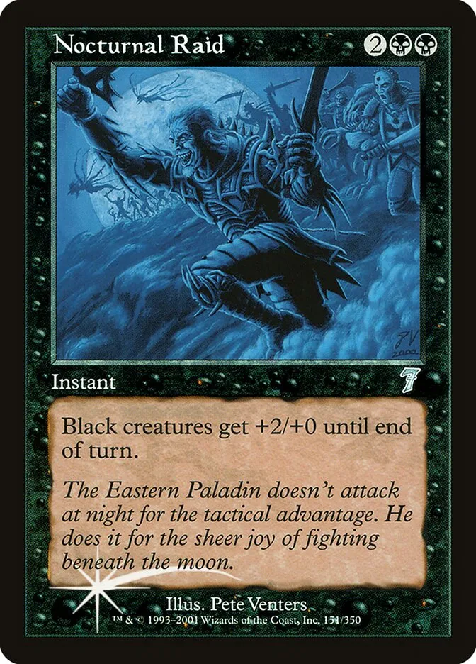 2001 Seventh Edition Nocturnal Raid #151★ uncommon card image