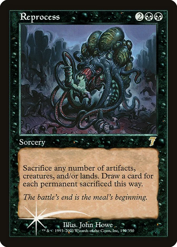 2001 Seventh Edition Reprocess #159★ rare card image