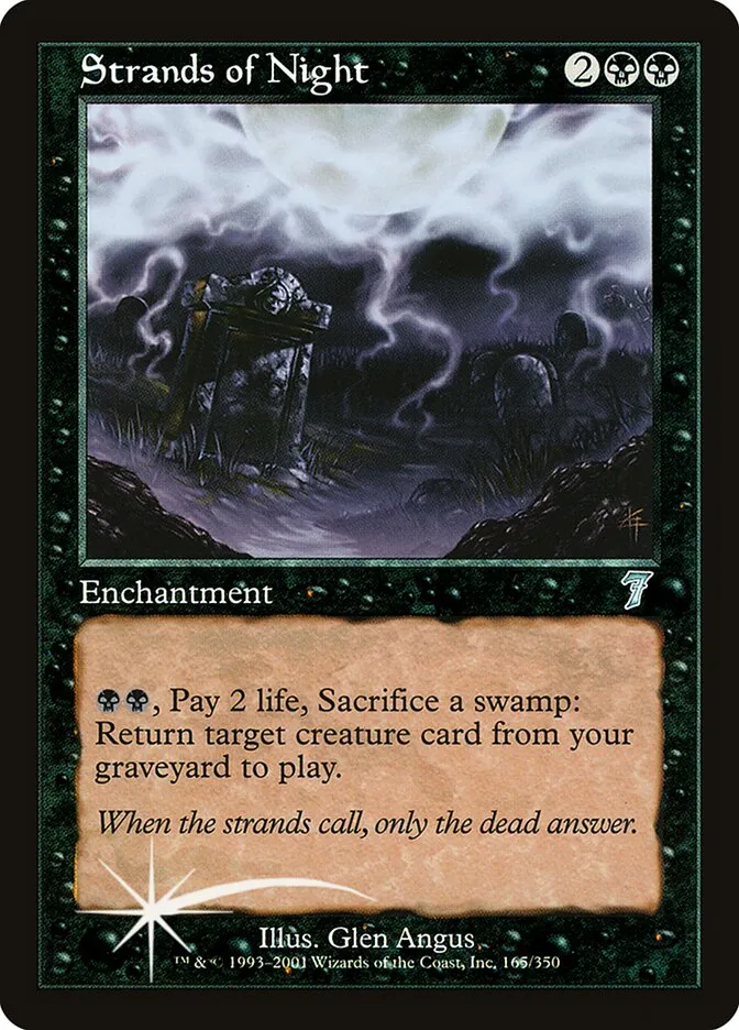 2001 Seventh Edition Strands of Night #165★ uncommon card image