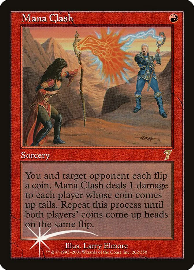 2001 Seventh Edition Mana Clash #202★ rare card image