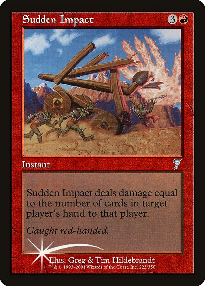 2001 Seventh Edition Sudden Impact #223★ uncommon card image