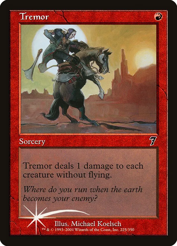 2001 Seventh Edition Tremor #225★ common card image