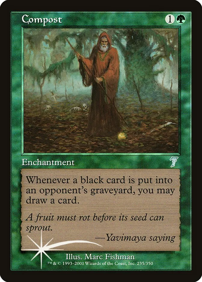2001 Seventh Edition Compost #235★ uncommon card image