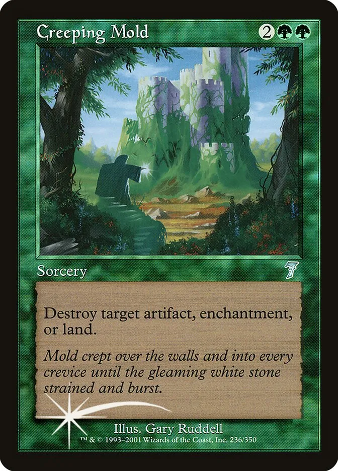 2001 Seventh Edition Creeping Mold #236★ uncommon card image