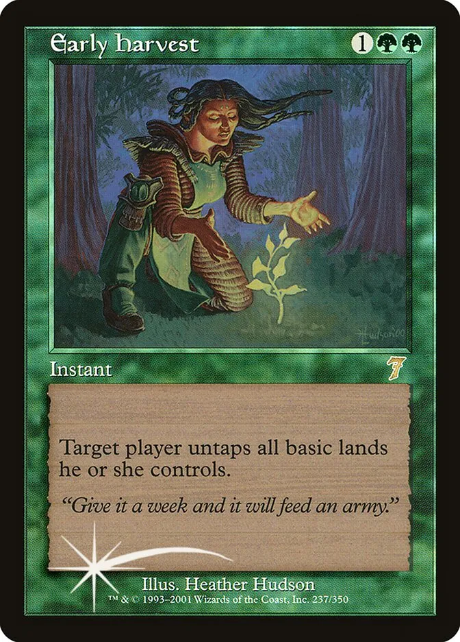 2001 Seventh Edition Early Harvest #237★ rare card image