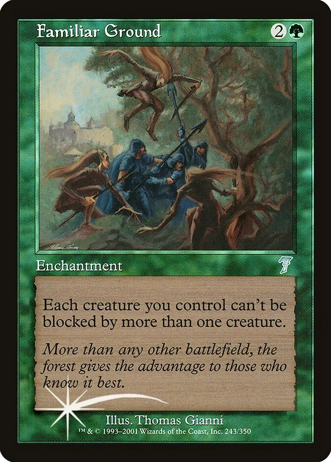 2001 Seventh Edition Familiar Ground #243★ uncommon card image