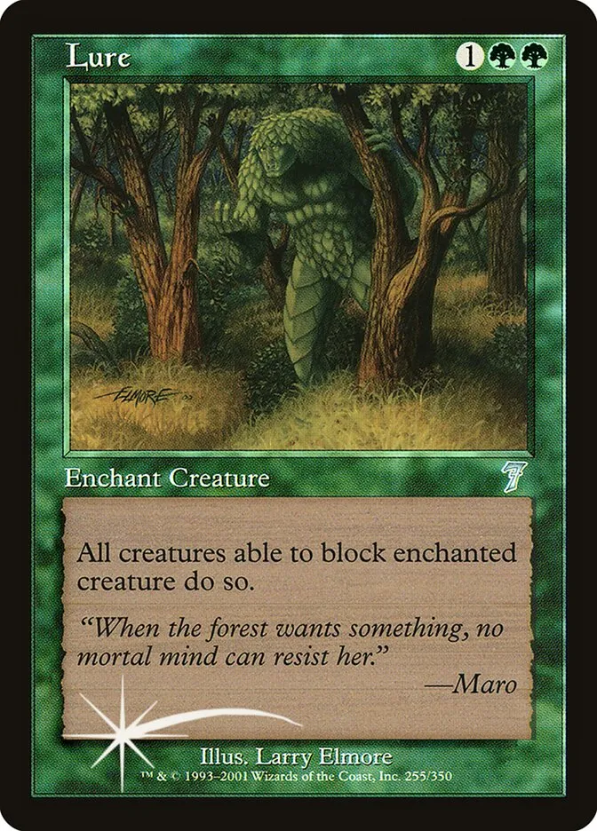 2001 Seventh Edition Lure #255★ uncommon card image