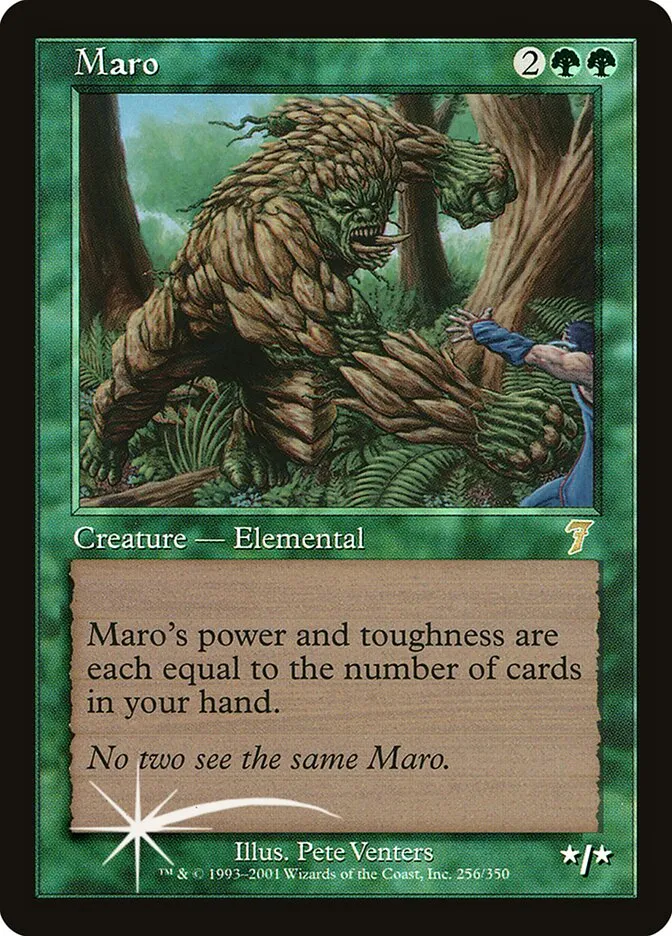 2001 Seventh Edition Maro #256★ rare card image