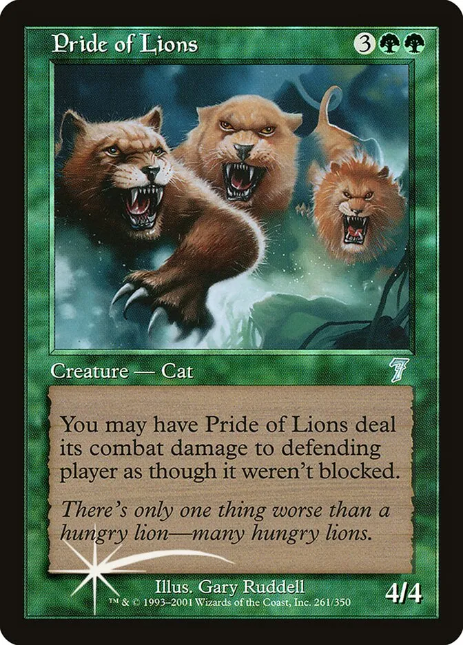 2001 Seventh Edition Pride of Lions #261★ uncommon card image