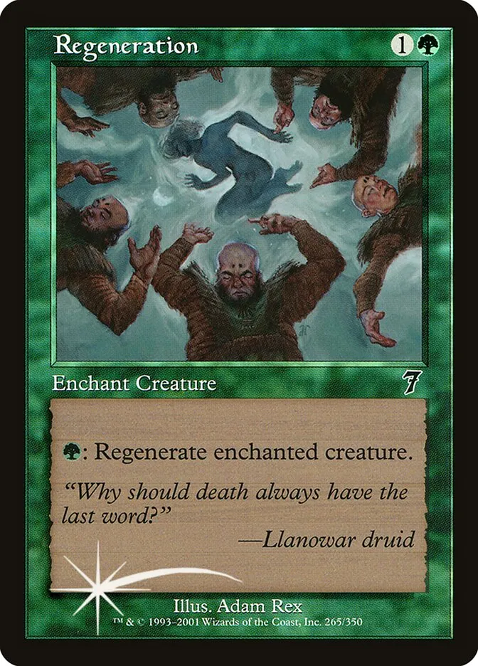 2001 Seventh Edition Regeneration #265★ common card image