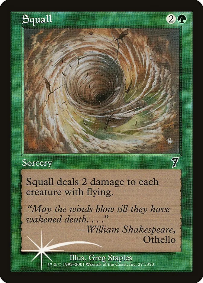 2001 Seventh Edition Squall #271★ common card image
